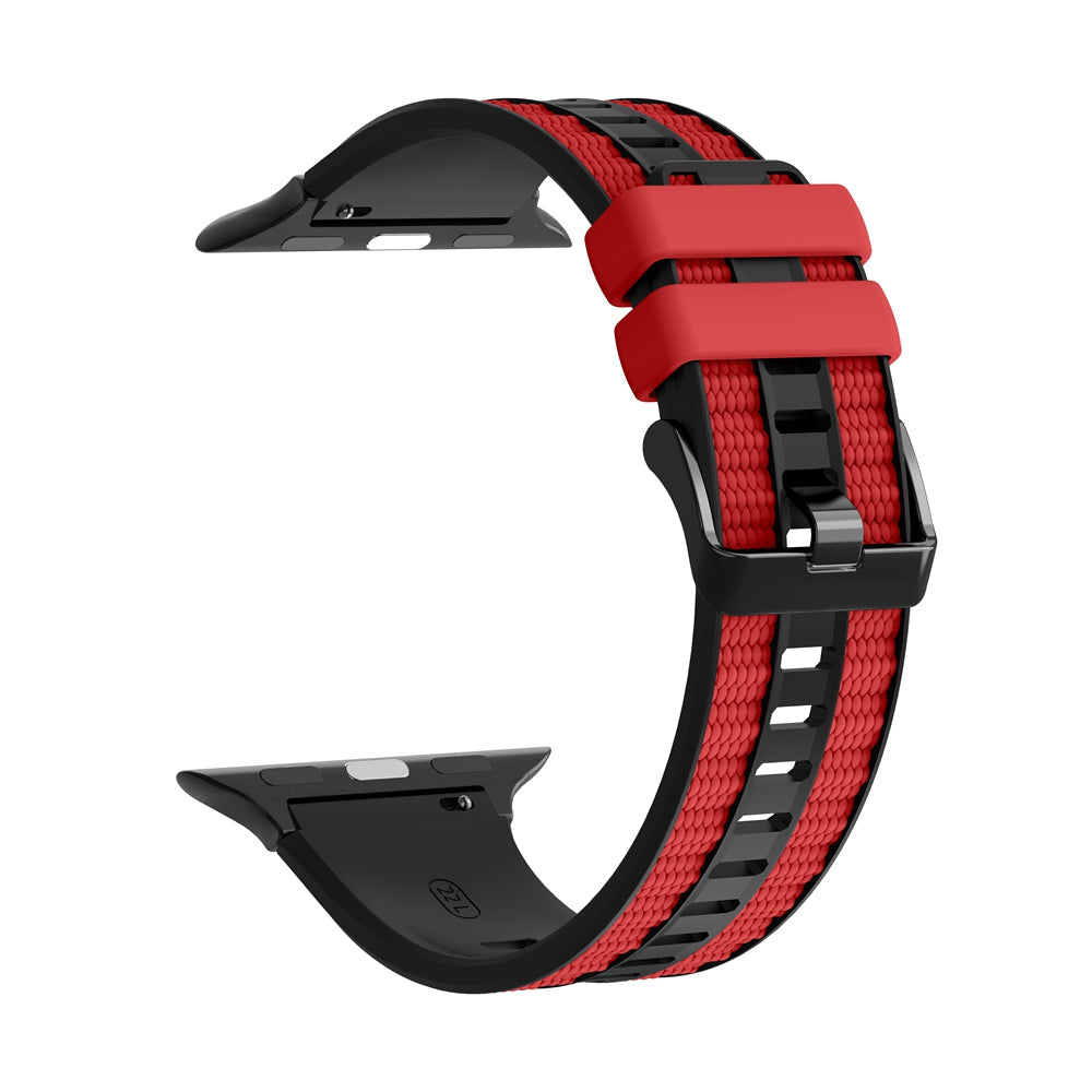 AOADBAND All-Weather 3D Woven-Texture Silicone Sport Band | Waterproof & Sweat-proof Breathable Strap for Apple Watch Ultra 3/2/1, Series 11-4 (49/46/45/44/42mm)