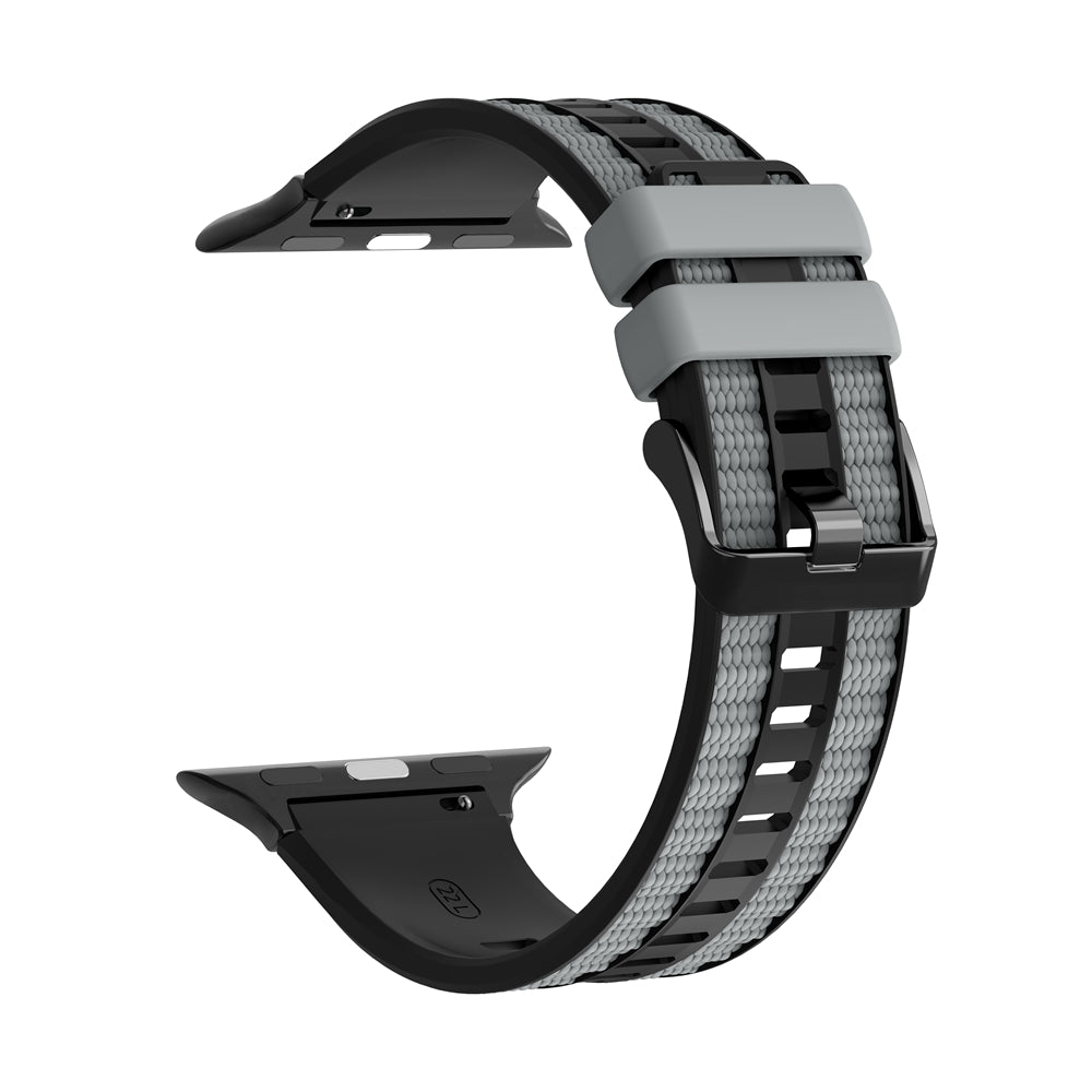 AOADBAND All-Weather 3D Woven-Texture Silicone Sport Band | Waterproof & Sweat-proof Breathable Strap for Apple Watch Ultra 3/2/1, Series 11-4 (49/46/45/44/42mm)