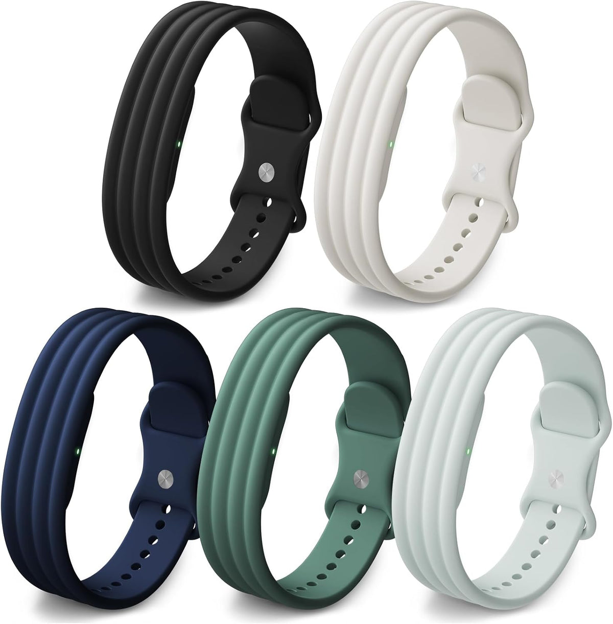 5-Pack Google Fitbit Air Silicone Band