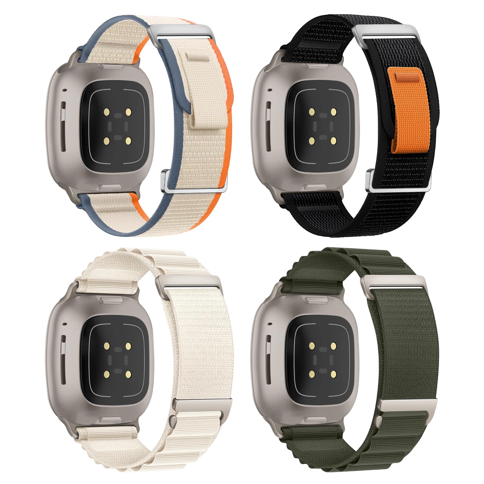 6 Pack Sport Band Compatible with Apple Watch Ultra 2 Band 49mm 46mm 45mm 44mm 42mm for Men Women, Breathable Nylon Trail Loop and Alpine Loop for iWatch Ultra 3/Ultra/Series 11 10 9 8 7 6 5 4 3 SE
