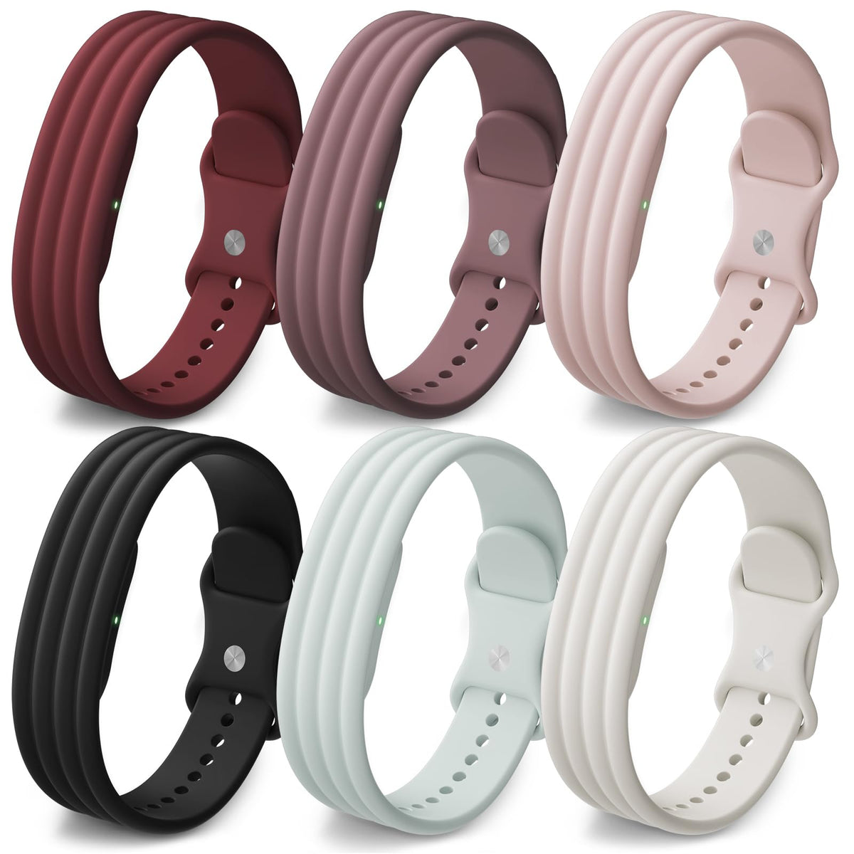 5-Pack Google Fitbit Air Silicone Band