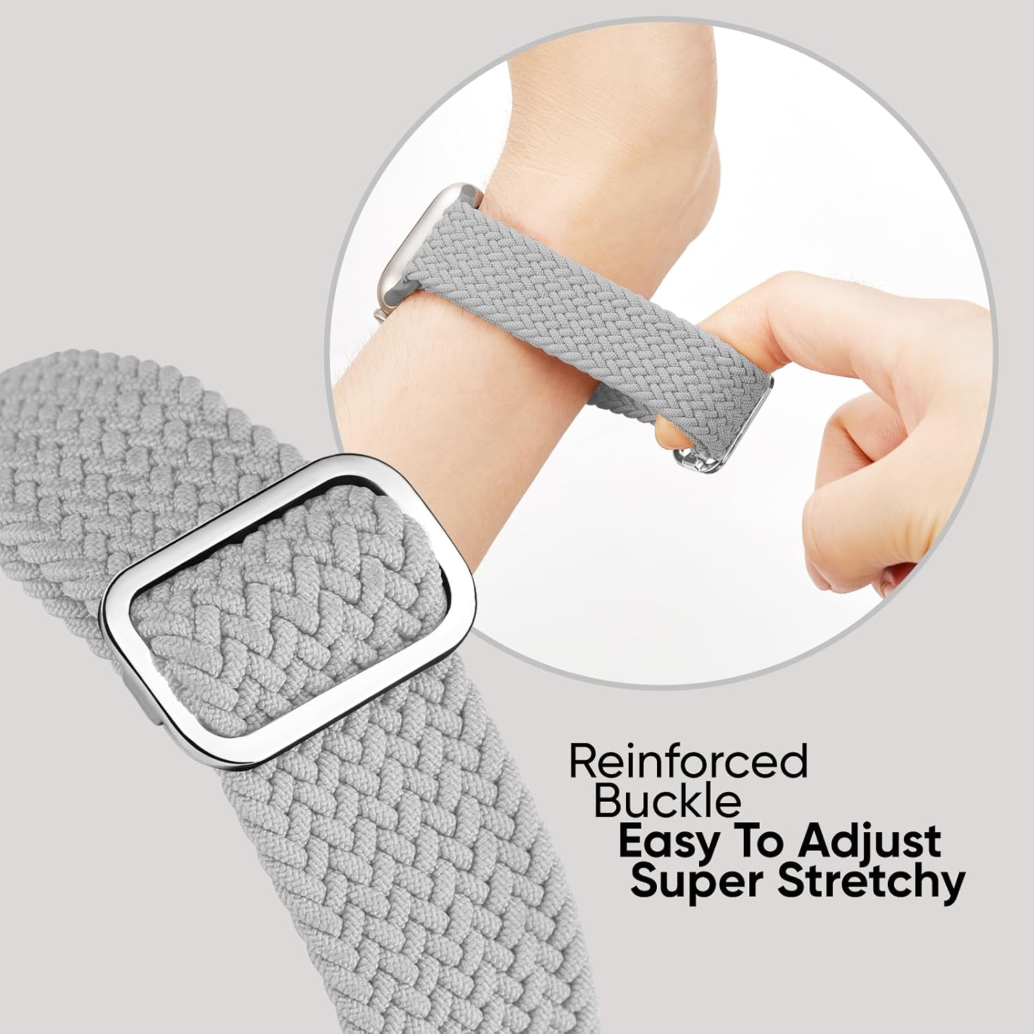 6 Pack Braided Stretchy Bands Apple Watch