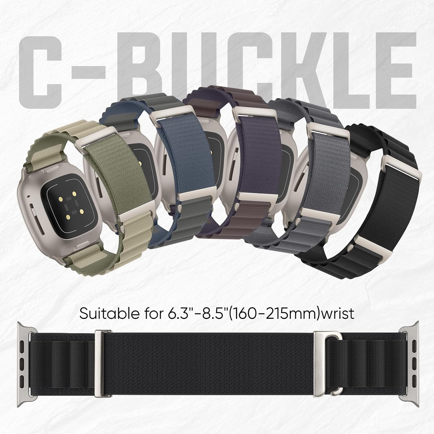 6 Pack Sport Band Compatible with Apple Watch Ultra 2 Band 49mm 46mm 45mm 44mm 42mm for Men Women, Breathable Nylon Trail Loop and Alpine Loop for iWatch Ultra 3/Ultra/Series 11 10 9 8 7 6 5 4 3 SE