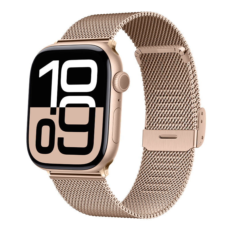 AOADBand Milanese buckle Stainless Steel Strap For Apple Watch Series 1-11