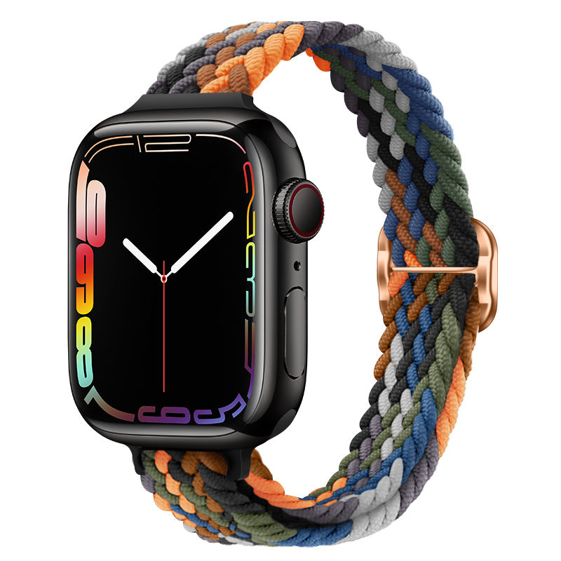 Knitted nylon watch strap suitable for Apple Watch Series 1-11,Ultra 1-3