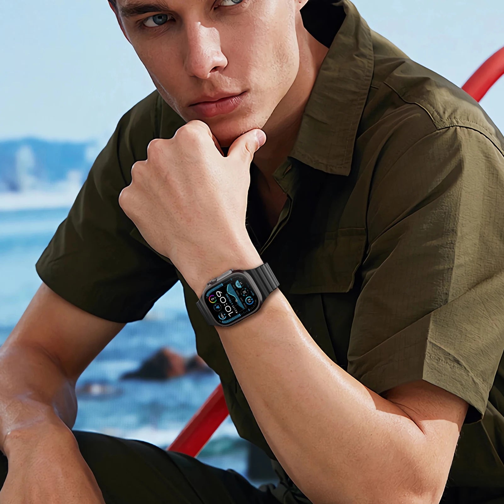 Sport Silicone Strap for Apple Watch