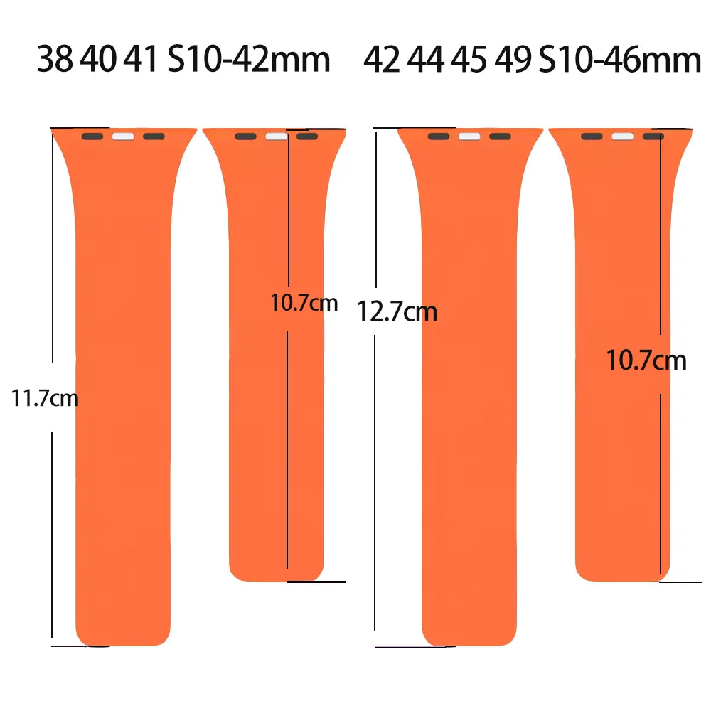 Silicone Magnetic Strap For Apple Watch Band