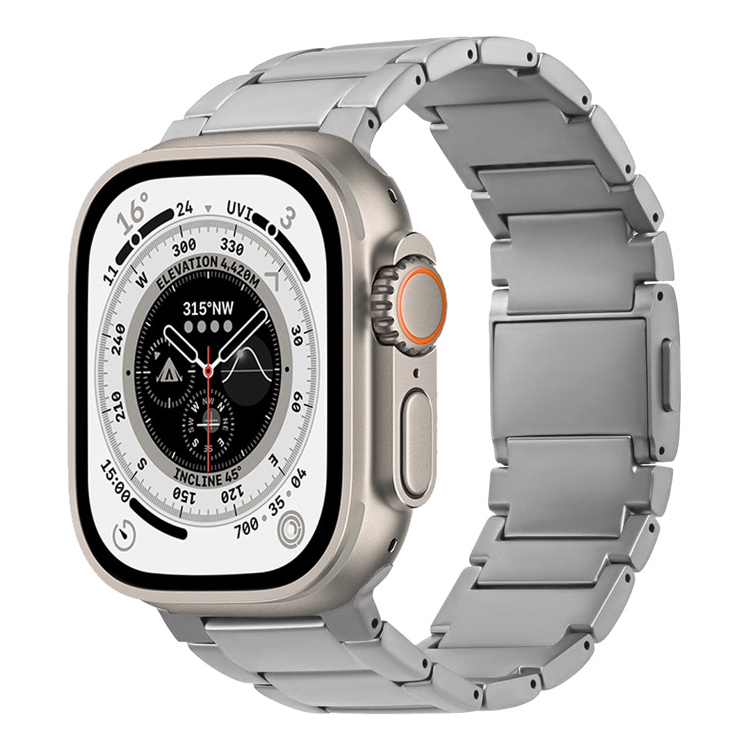 Luxury Magnetic Titanium Alloy Watch Strap For Apple Watch