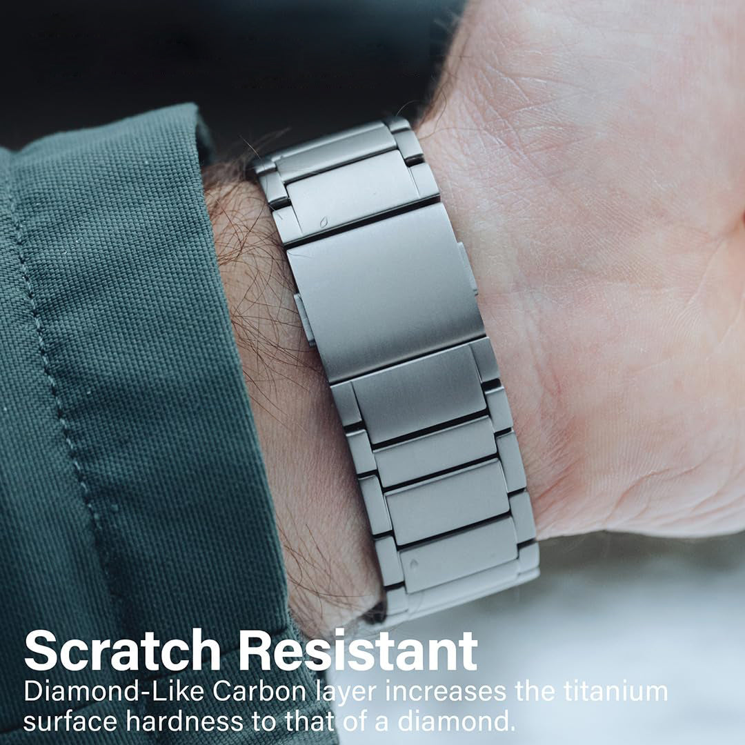 Luxury Magnetic Titanium Alloy Watch Strap For Apple Watch