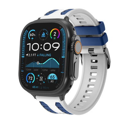 AOADBAND All-Weather 3D Woven-Texture Silicone Sport Band | Waterproof & Sweat-proof Breathable Strap for Apple Watch Ultra 3/2/1, Series 11-4 (49/46/45/44/42mm)