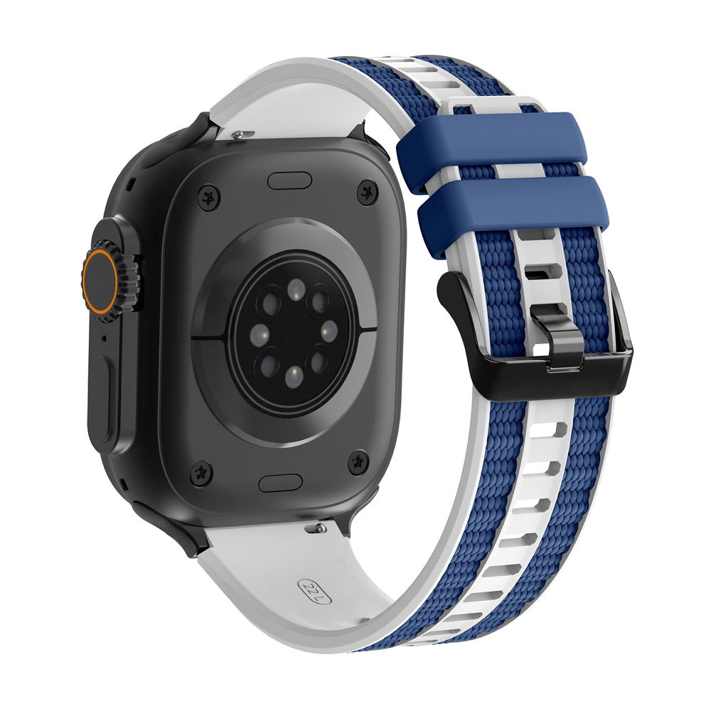 AOADBAND All-Weather 3D Woven-Texture Silicone Sport Band | Waterproof & Sweat-proof Breathable Strap for Apple Watch Ultra 3/2/1, Series 11-4 (49/46/45/44/42mm)