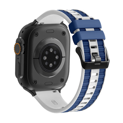 AOADBAND All-Weather 3D Woven-Texture Silicone Sport Band | Waterproof & Sweat-proof Breathable Strap for Apple Watch Ultra 3/2/1, Series 11-4 (49/46/45/44/42mm)