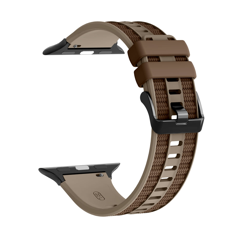 AOADBAND All-Weather 3D Woven-Texture Silicone Sport Band | Waterproof & Sweat-proof Breathable Strap for Apple Watch Ultra 3/2/1, Series 11-4 (49/46/45/44/42mm)
