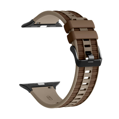 AOADBAND All-Weather 3D Woven-Texture Silicone Sport Band | Waterproof & Sweat-proof Breathable Strap for Apple Watch Ultra 3/2/1, Series 11-4 (49/46/45/44/42mm)