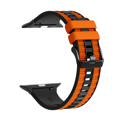 AOADBAND All-Weather 3D Woven-Texture Silicone Sport Band | Waterproof & Sweat-proof Breathable Strap for Apple Watch Ultra 3/2/1, Series 11-4 (49/46/45/44/42mm)