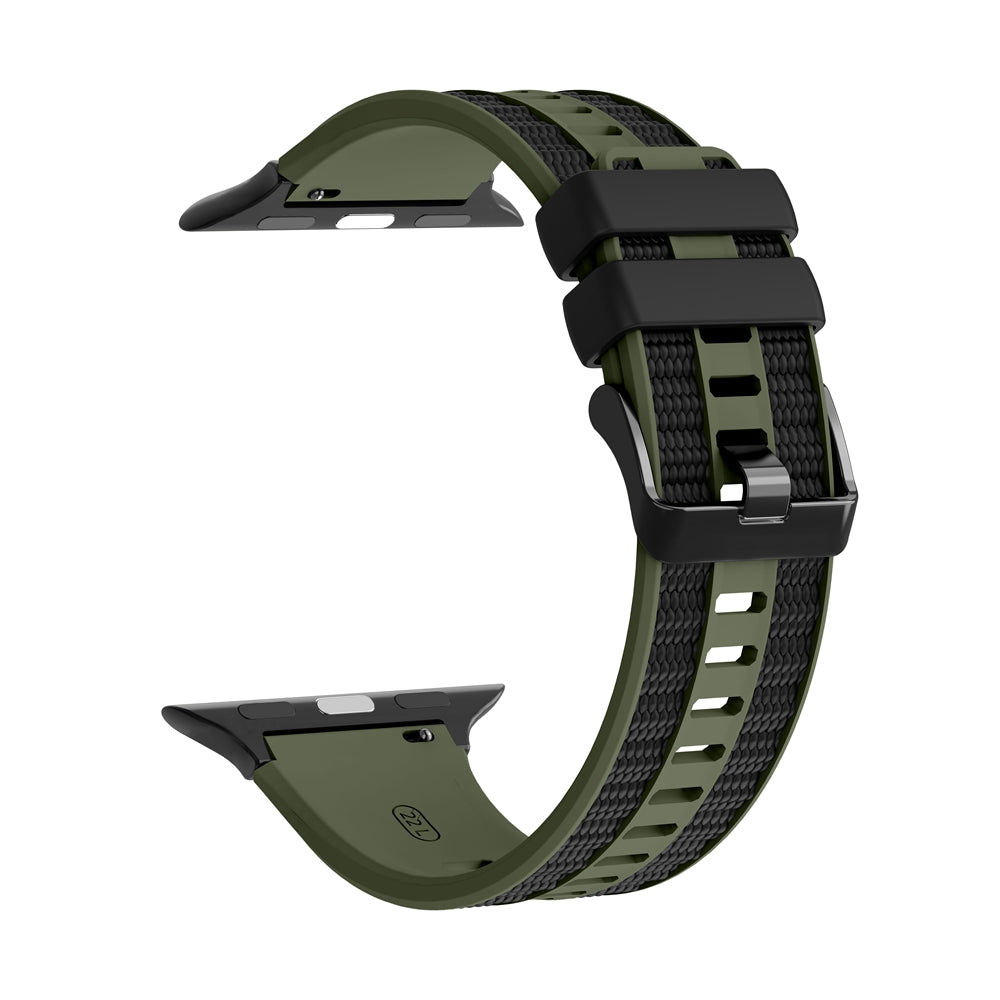 AOADBAND All-Weather 3D Woven-Texture Silicone Sport Band | Waterproof & Sweat-proof Breathable Strap for Apple Watch Ultra 3/2/1, Series 11-4 (49/46/45/44/42mm)