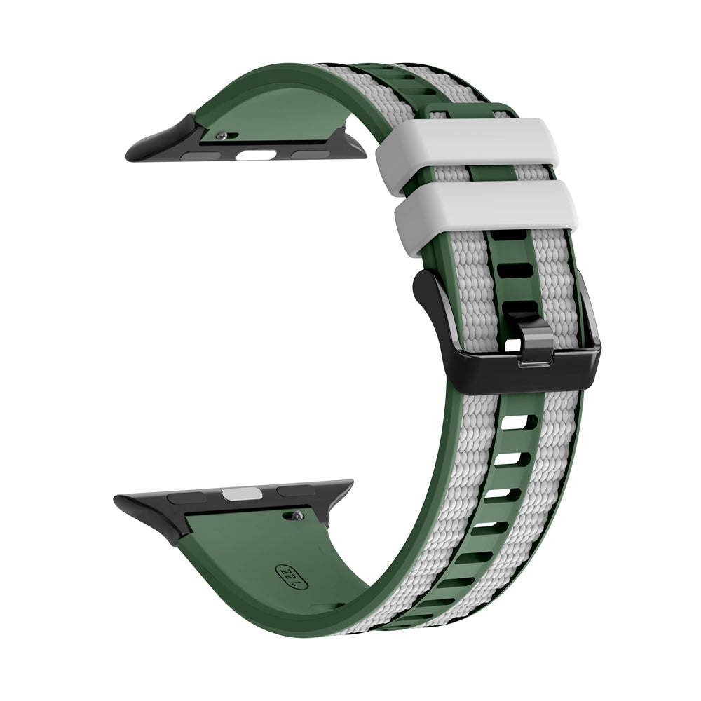 AOADBAND All-Weather 3D Woven-Texture Silicone Sport Band | Waterproof & Sweat-proof Breathable Strap for Apple Watch Ultra 3/2/1, Series 11-4 (49/46/45/44/42mm)