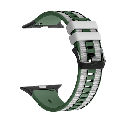 AOADBAND All-Weather 3D Woven-Texture Silicone Sport Band | Waterproof & Sweat-proof Breathable Strap for Apple Watch Ultra 3/2/1, Series 11-4 (49/46/45/44/42mm)