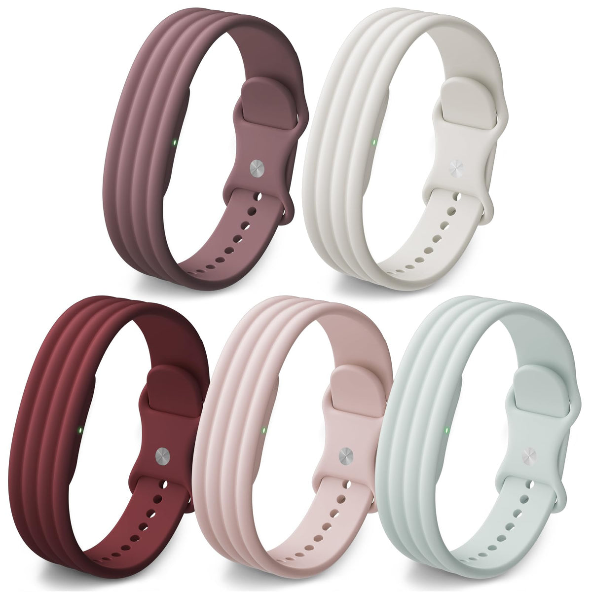 5-Pack Google Fitbit Air Silicone Band