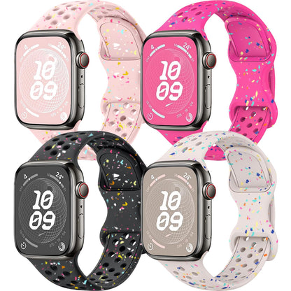 4 Pack Sport Bands Compatible with Apple Watch