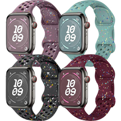 4 Pack Sport Bands Compatible with Apple Watch