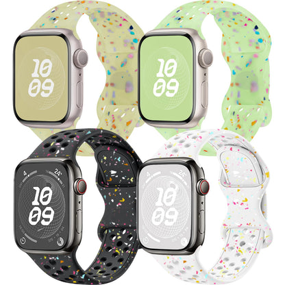 4 Pack Sport Bands Compatible with Apple Watch