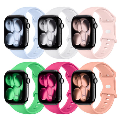6 Pack Sport Bands Compatible with Apple Watch