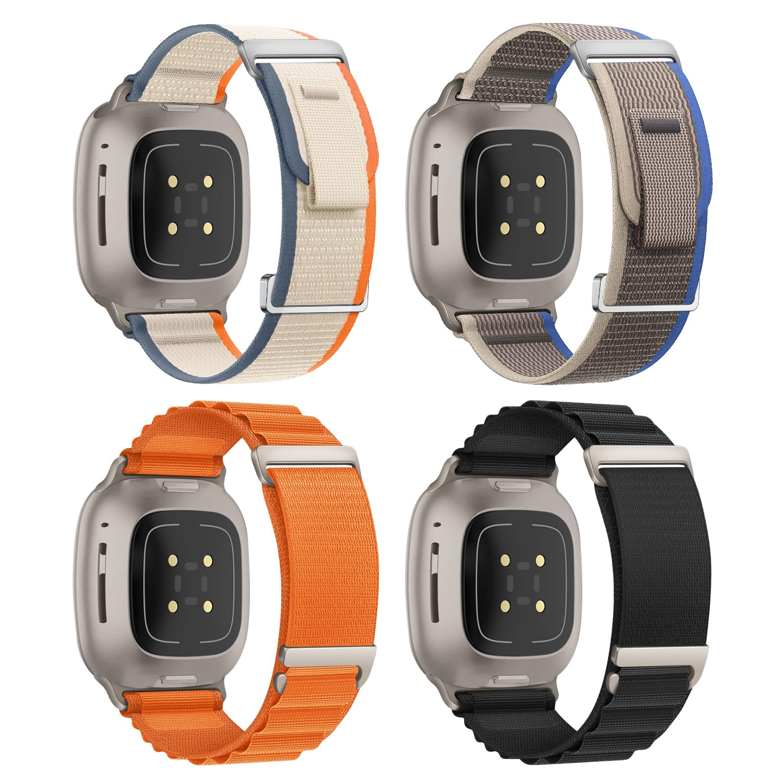 6 Pack Sport Band Compatible with Apple Watch Ultra 2 Band 49mm 46mm 45mm 44mm 42mm for Men Women, Breathable Nylon Trail Loop and Alpine Loop for iWatch Ultra 3/Ultra/Series 11 10 9 8 7 6 5 4 3 SE
