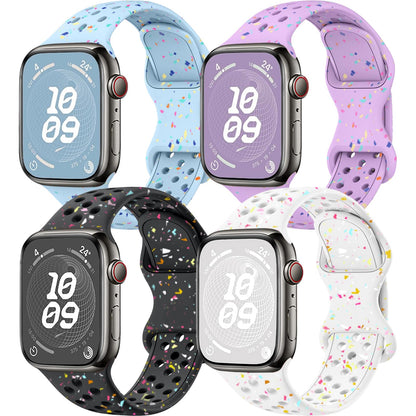 4 Pack Sport Bands Compatible with Apple Watch
