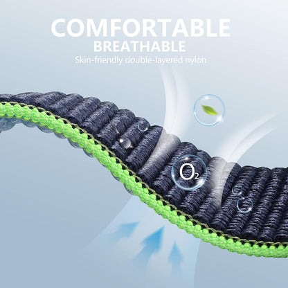 10 Pack Nylon Bands Compatible with Apple Watch
