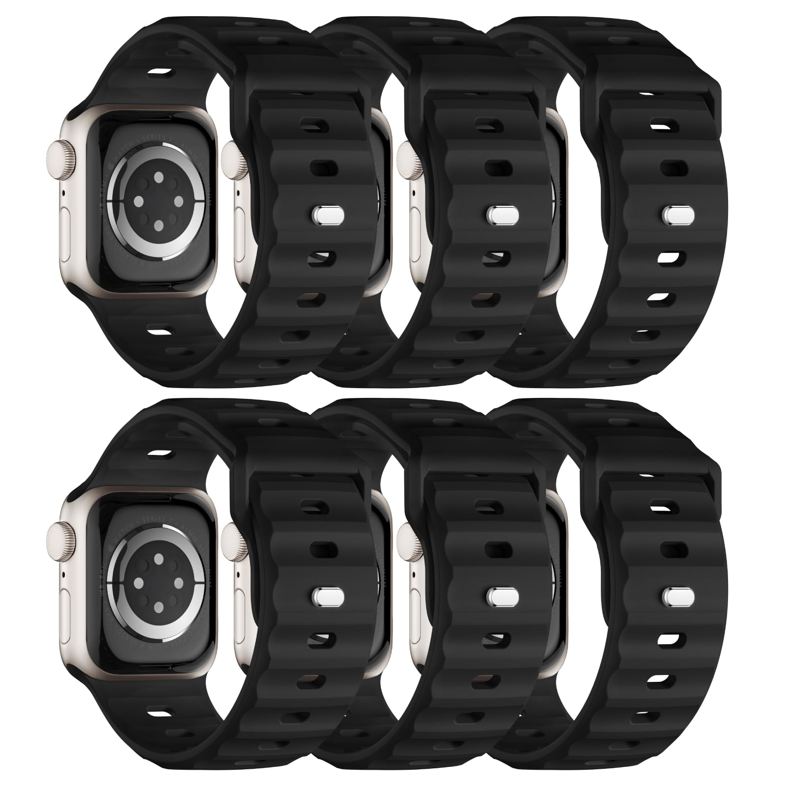 6-Pack Band Compatible with Apple Watch