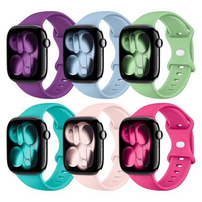 6 Pack Sport Bands Compatible with Apple Watch