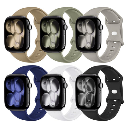 6 Pack Sport Bands Compatible with Apple Watch