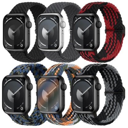 6 Pack Braided Stretchy Bands Apple Watch