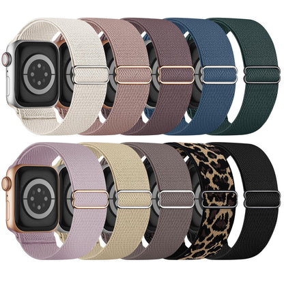 10 Pack Stretchy Bands Compatible With Apple Watch
