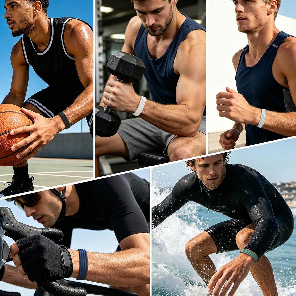5-Pack Google Fitbit Air Silicone Band