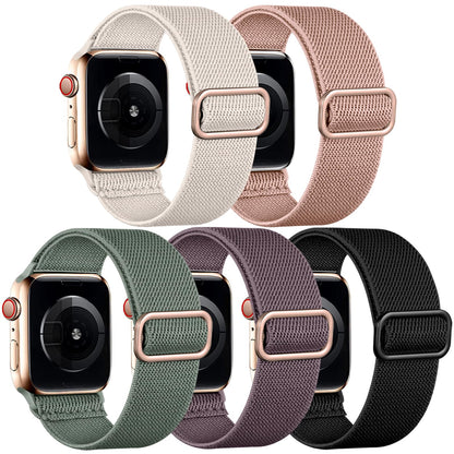 5 Pack Stretchy Bands Compatible with Apple Watch