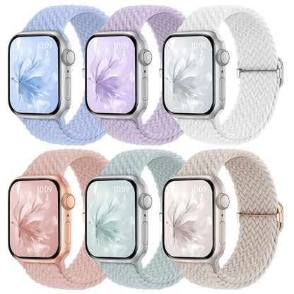 6 Pack Braided Stretchy Bands Apple Watch