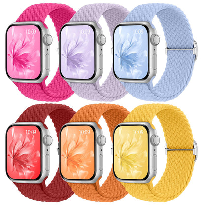 6 Pack Braided Stretchy Bands Apple Watch
