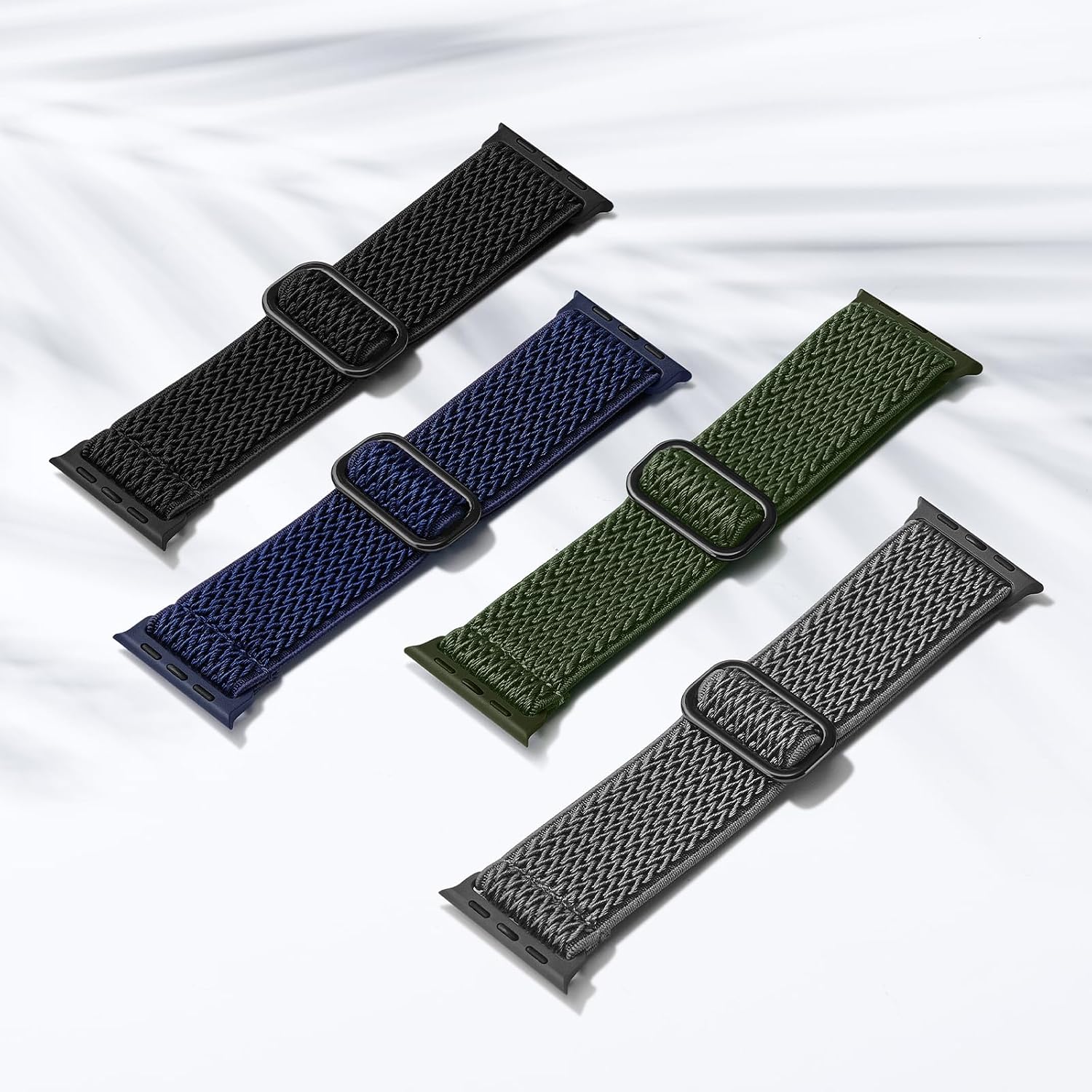 4 Pack Stretchy Nylon Band  Apple Watch