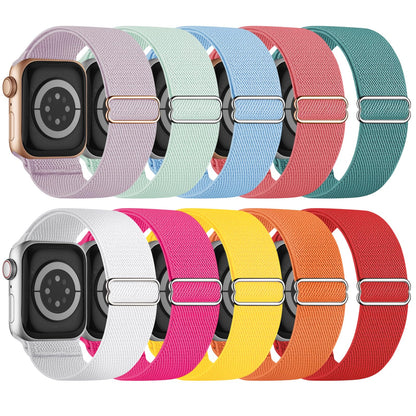 10 Pack Stretchy Bands Compatible With Apple Watch