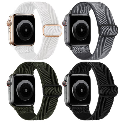 4 Pack Stretchy Nylon Band  Apple Watch