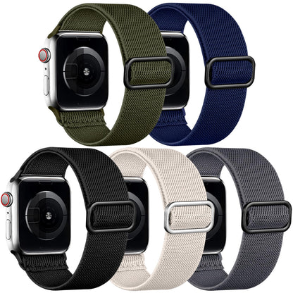 5 Pack Stretchy Bands Compatible with Apple Watch