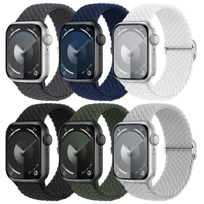 6 Pack Braided Stretchy Bands Apple Watch