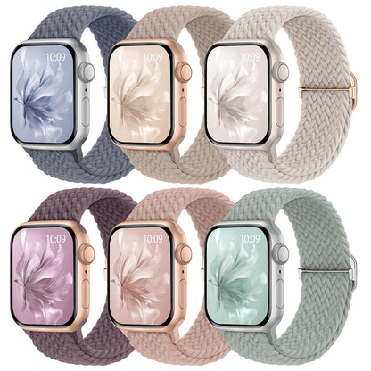 6 Pack Braided Stretchy Bands Apple Watch