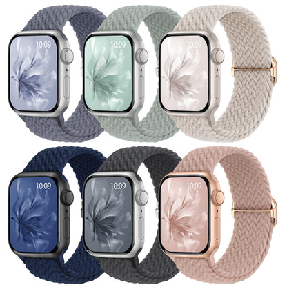 6 Pack Braided Stretchy Bands Apple Watch