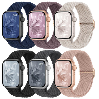 6 Pack Braided Stretchy Bands Apple Watch