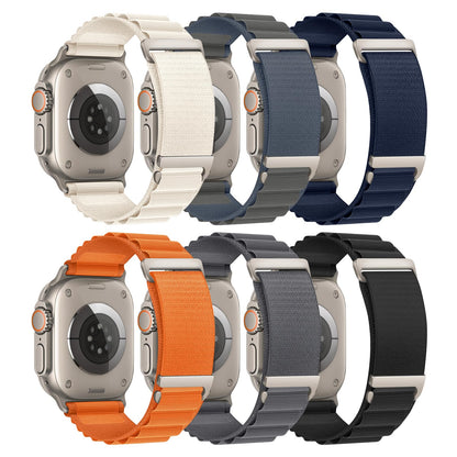 6 Pack Sport Band Compatible with Apple Watch Ultra 2 Band 49mm 46mm 45mm 44mm 42mm for Men Women, Breathable Nylon Trail Loop and Alpine Loop for iWatch Ultra 3/Ultra/Series 11 10 9 8 7 6 5 4 3 SE
