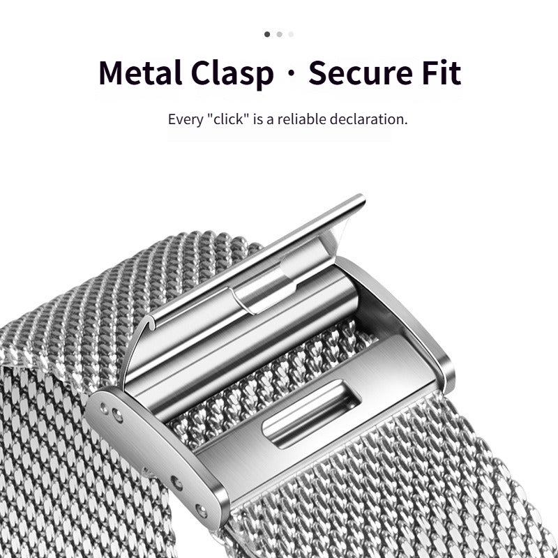 AOADBand Milanese buckle Stainless Steel Strap For Apple Watch Series 1-11