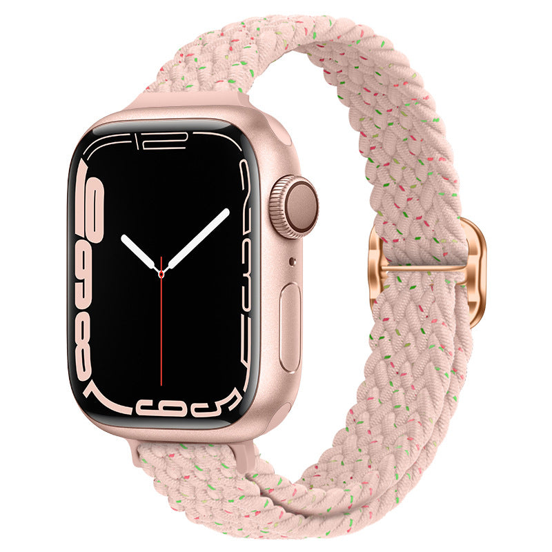 Knitted nylon watch strap suitable for Apple Watch Series 1-11,Ultra 1-3
